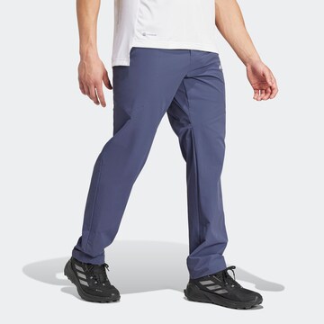 ADIDAS TERREX - regular Pantalón de montaña 'Xperior' en azul