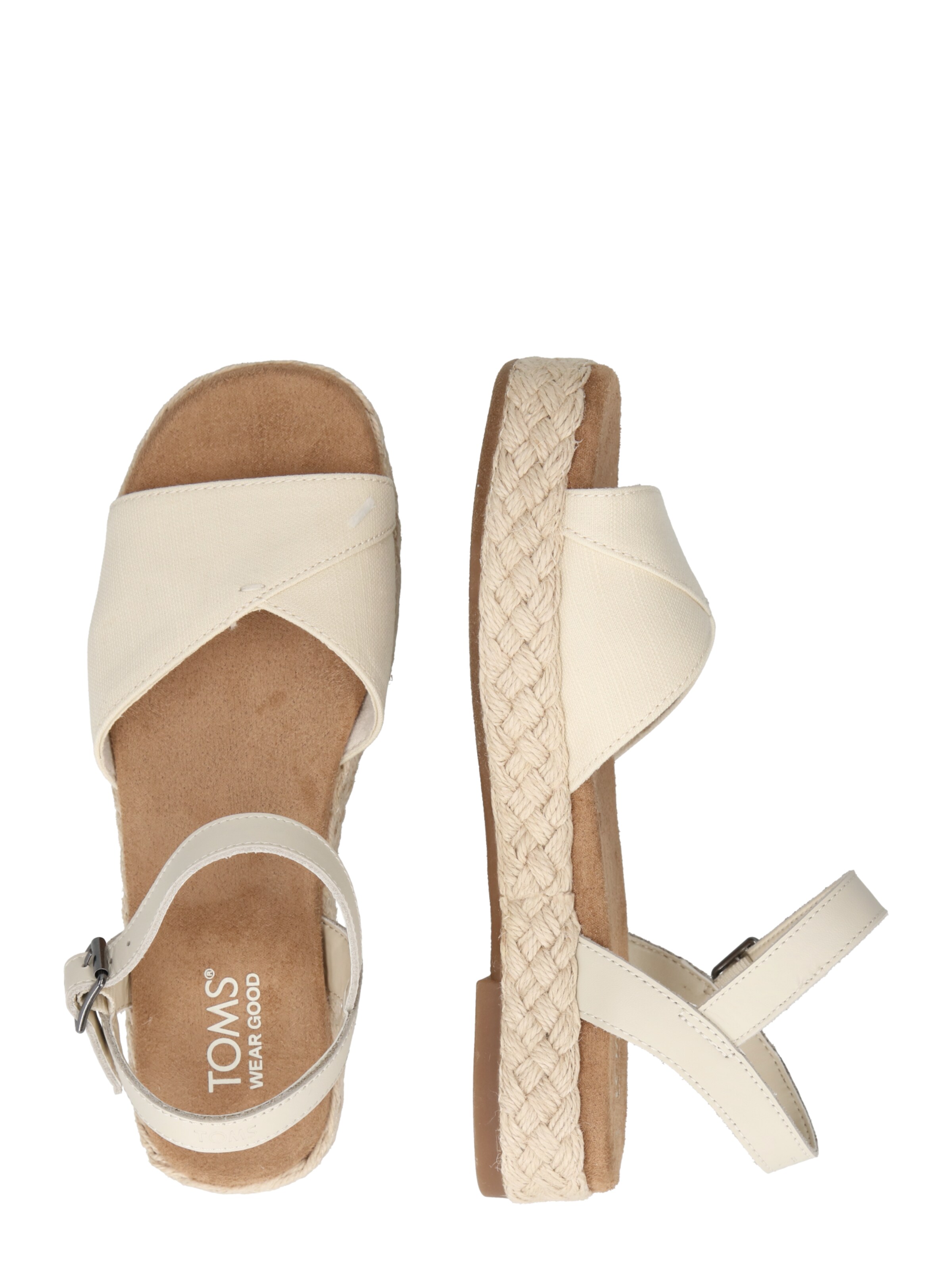 TOMS Sandały w kolorze biały