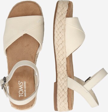 Sandales TOMS en blanc