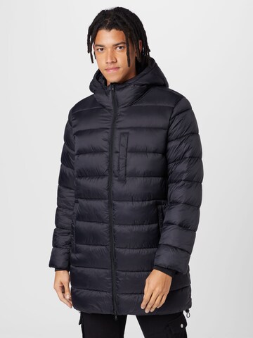 UNITED COLORS OF BENETTON Winter Jacket in Black: front