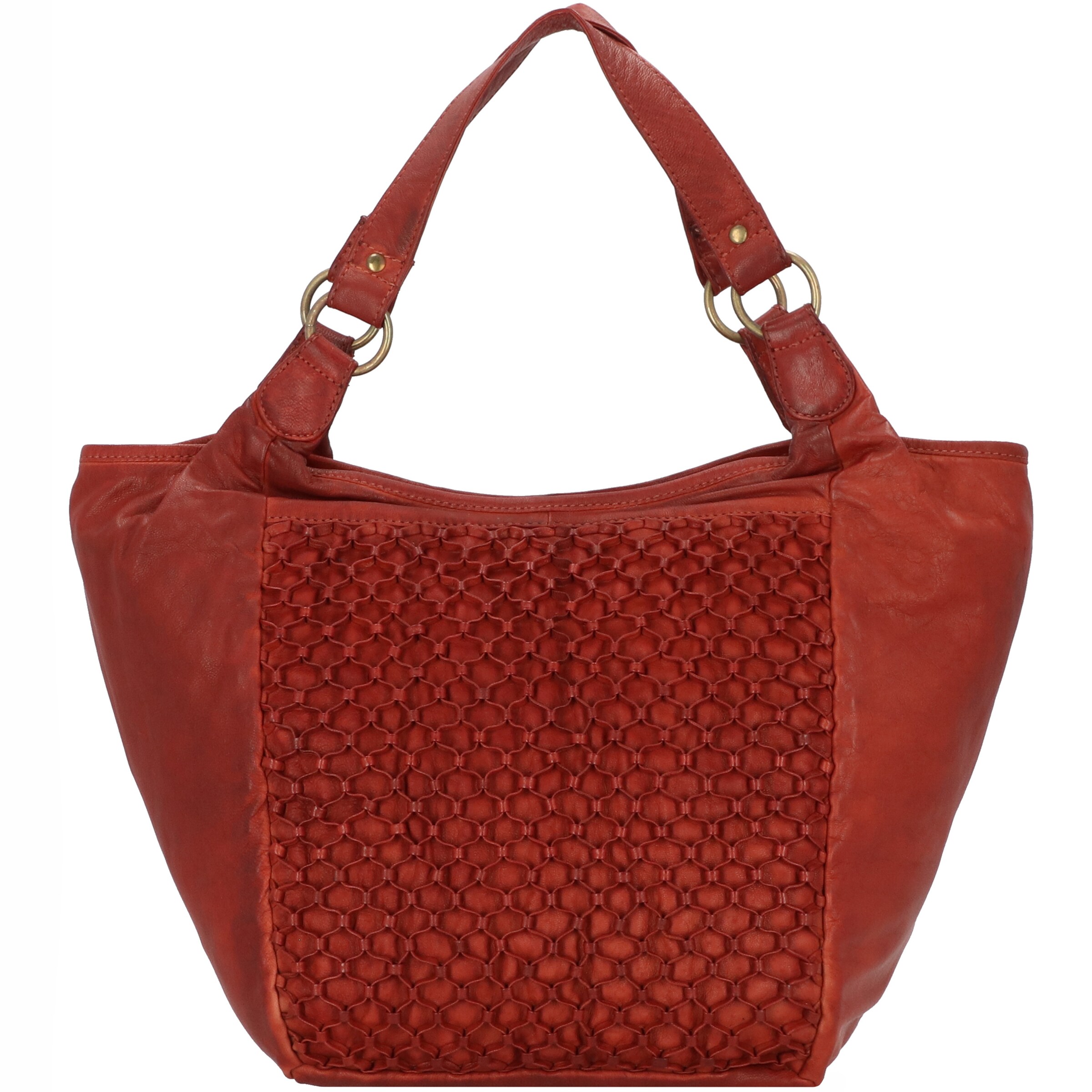 Greenland Nature Schoudertas 'Femi & Nine' in Rood: voorkant