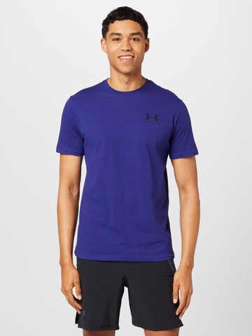 UNDER ARMOUR Funkční tričko – modrá: přední strana