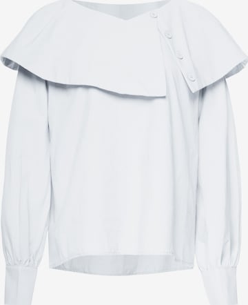 Usha - Blusa em branco: frente