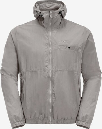 JACK WOLFSKIN Performance Jacket in Grey: front