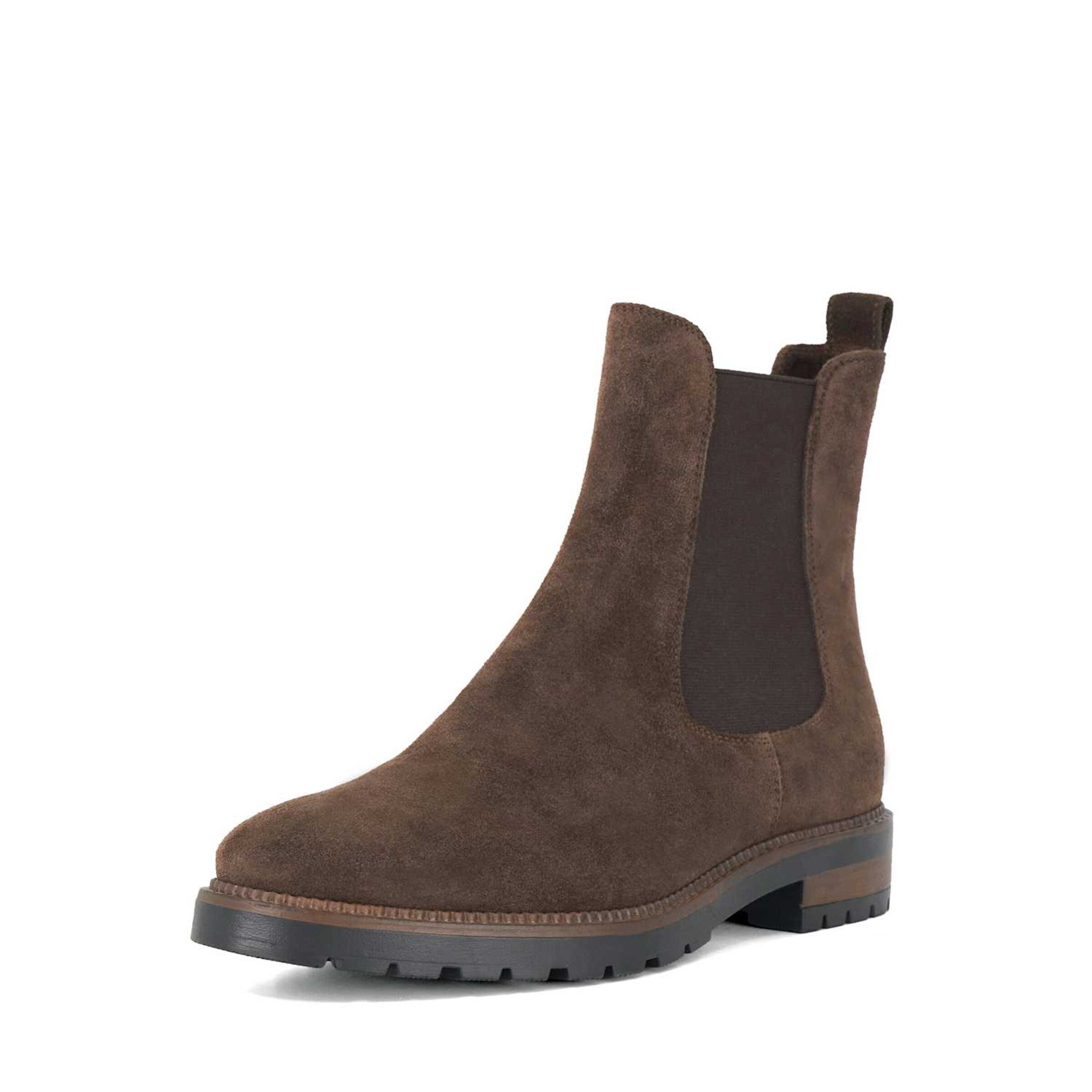 Dune LONDON Chelsea Boots 'Poema' in Braun: Vorderseite