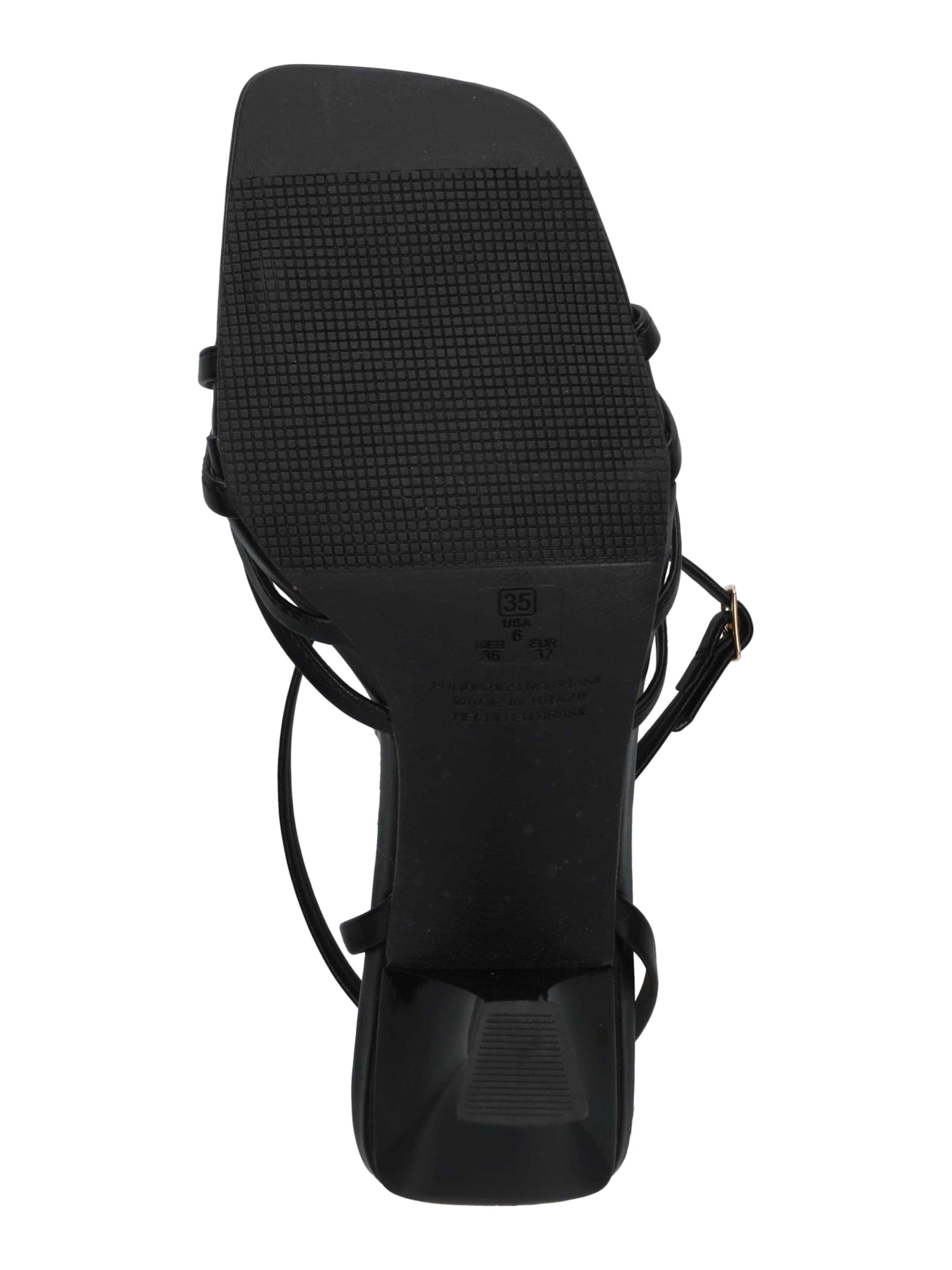 juoda Oasis Šlepetės per pirštą