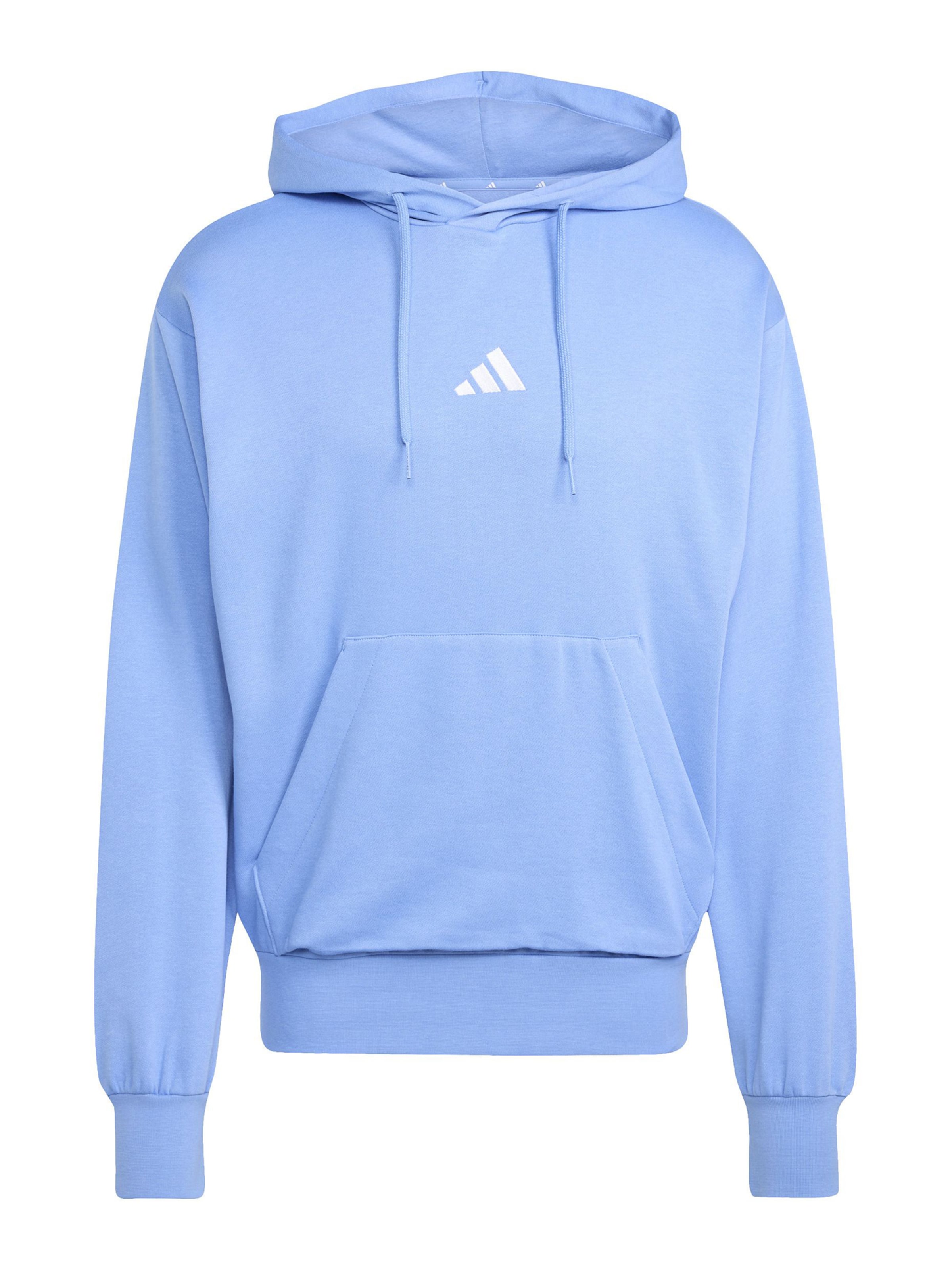 ADIDAS SPORTSWEAR Αθλητική μπλούζα φούτερ 'Feelcozy' σε μπλε: μπροστά