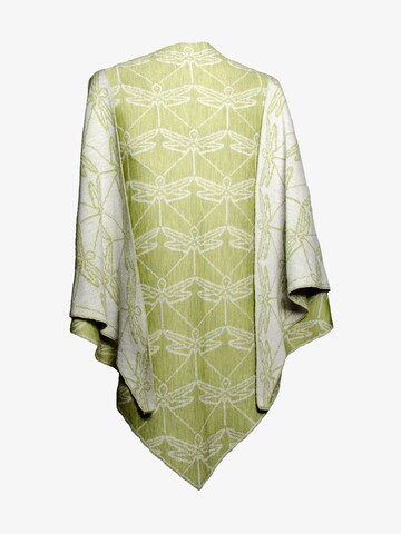 LANARTO slow fashion Shawl 'Stola Libelle' in Green: front
