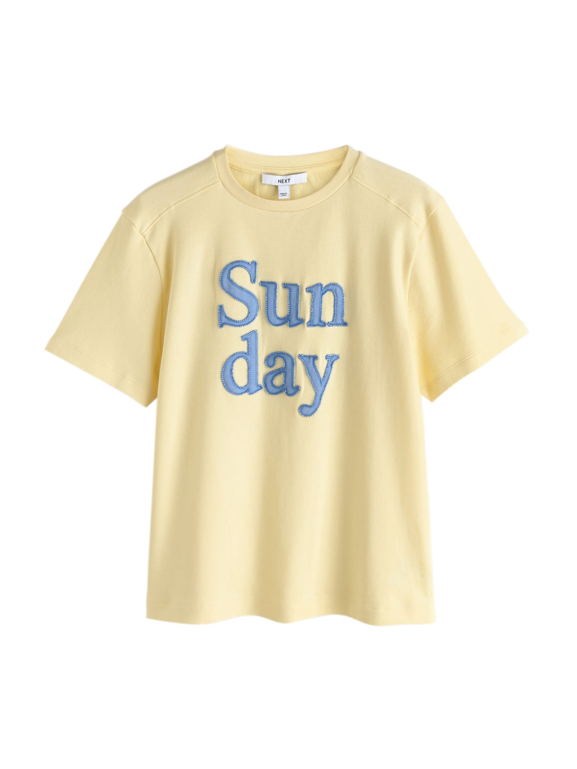 Next - Camiseta en amarillo: frente