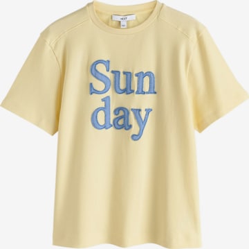 Next - Camiseta en amarillo: frente