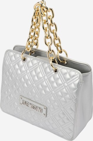 Love Moschino Handbag 'BORSA' in Silver: front