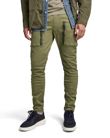G-Star RAW Tapered Cargo Pants in Green: front