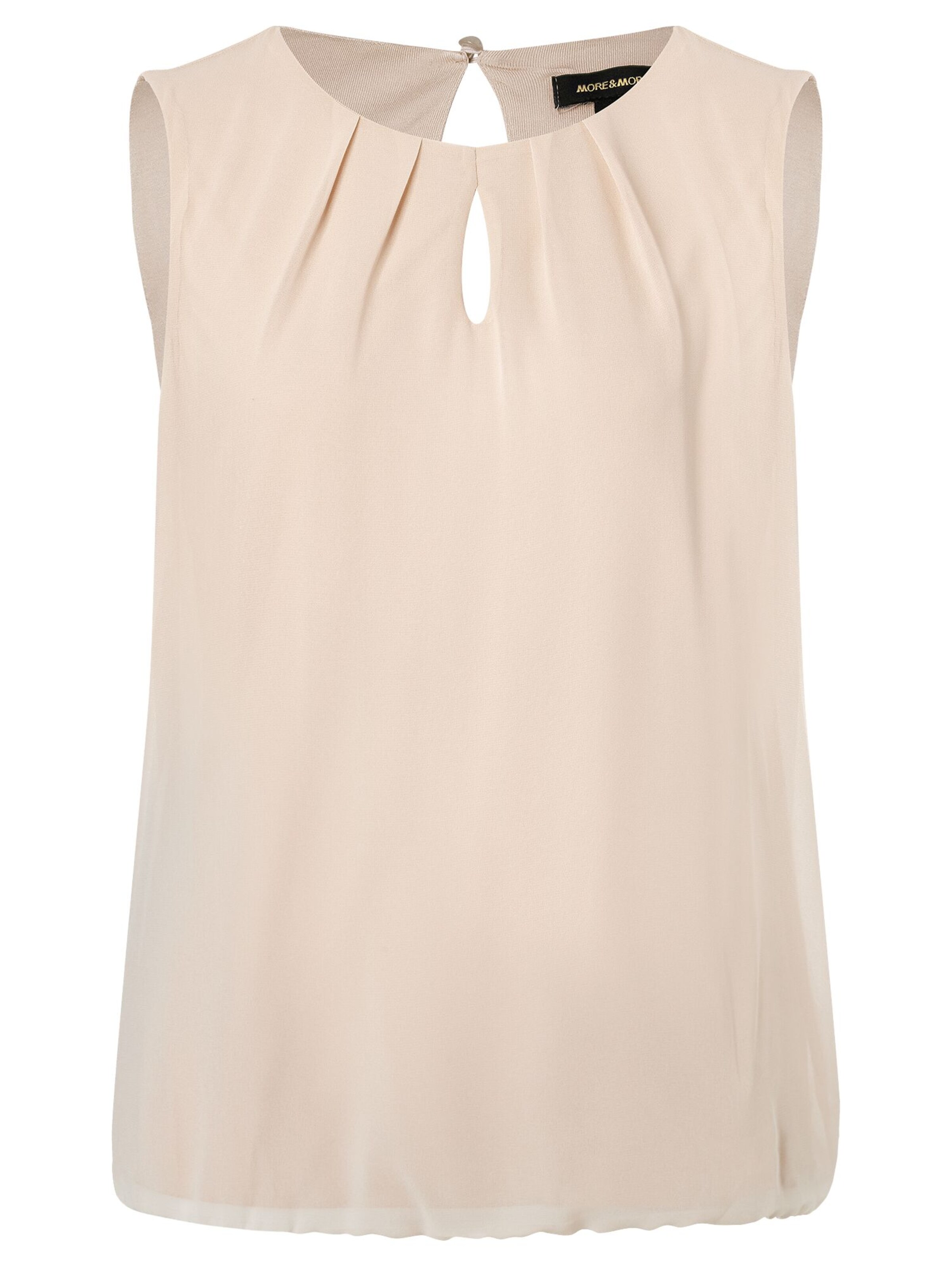 Camicia da donna di MORE & MORE in beige: frontale