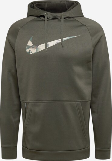 Hanorac sport 'Therma' NIKE pe bej / verde închis, Vizualizare produs