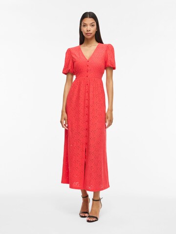 VILA Kleid 'VIKAWA' in Rot