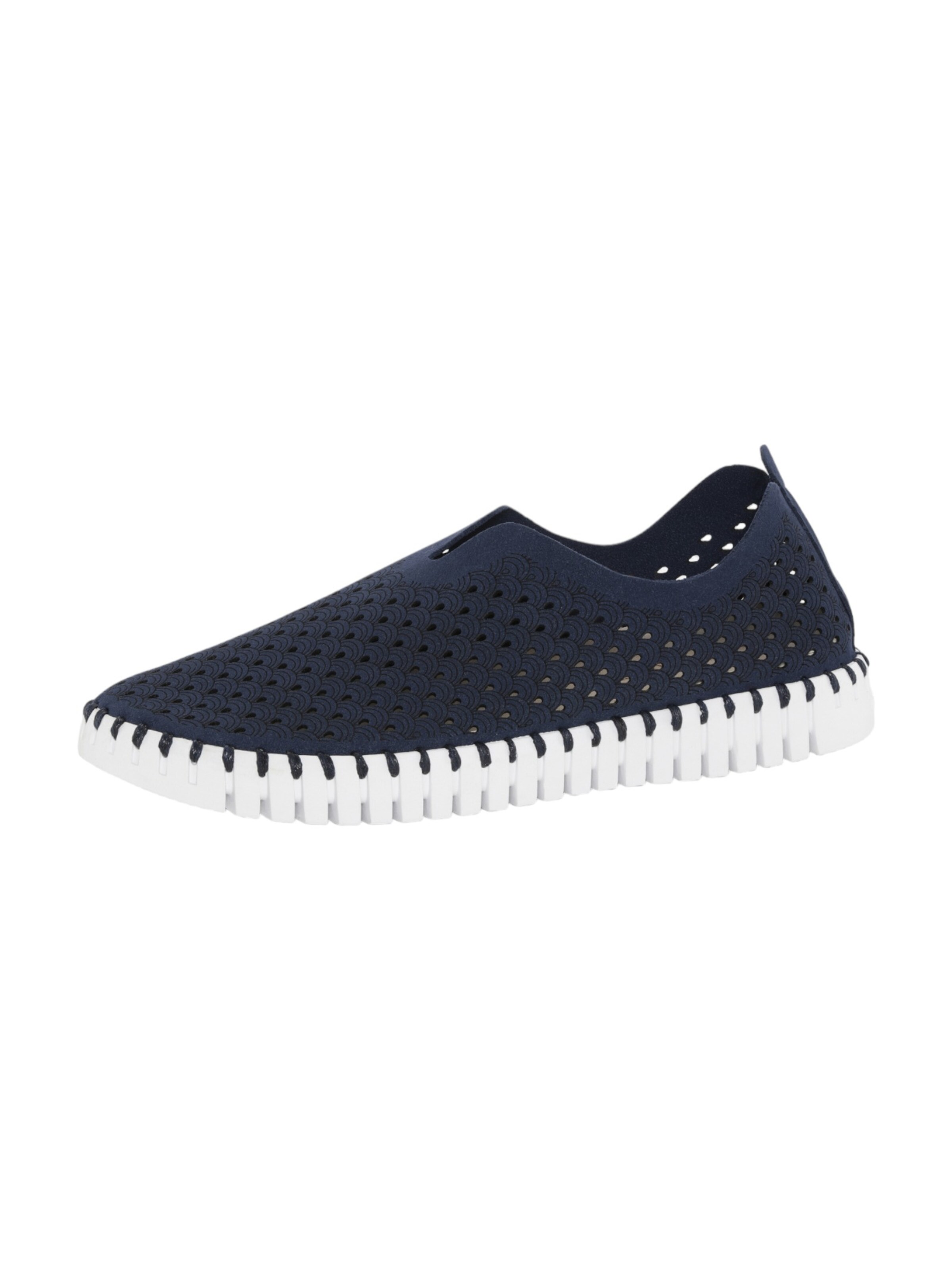 ILSE JACOBSEN Slip On 'TULIP139' in Blau: Vorderseite