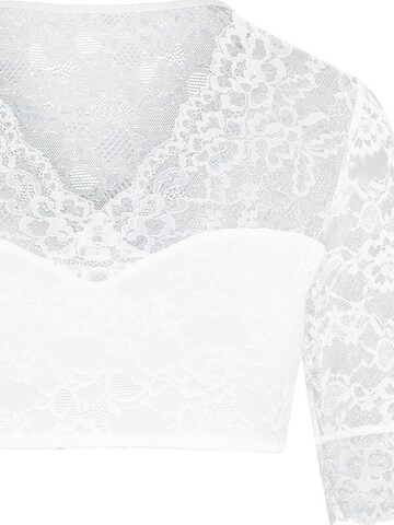 SUSA Trachtenbluse 'Wiesn-Zauber' in Beige