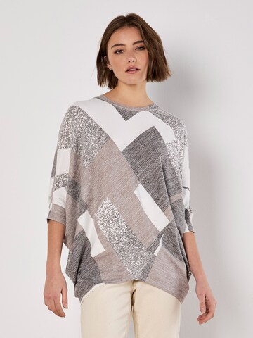 Pull-over ' ' Apricot en marron : devant