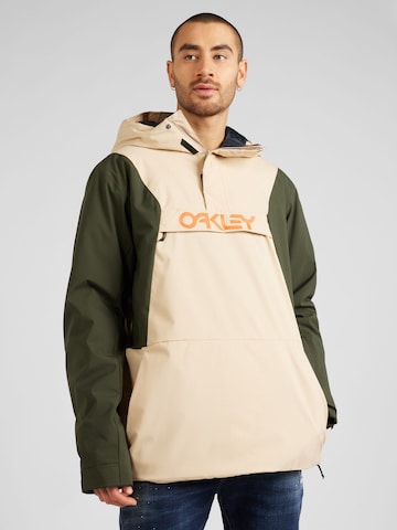 OAKLEY Outdoor jacket in Beige: front