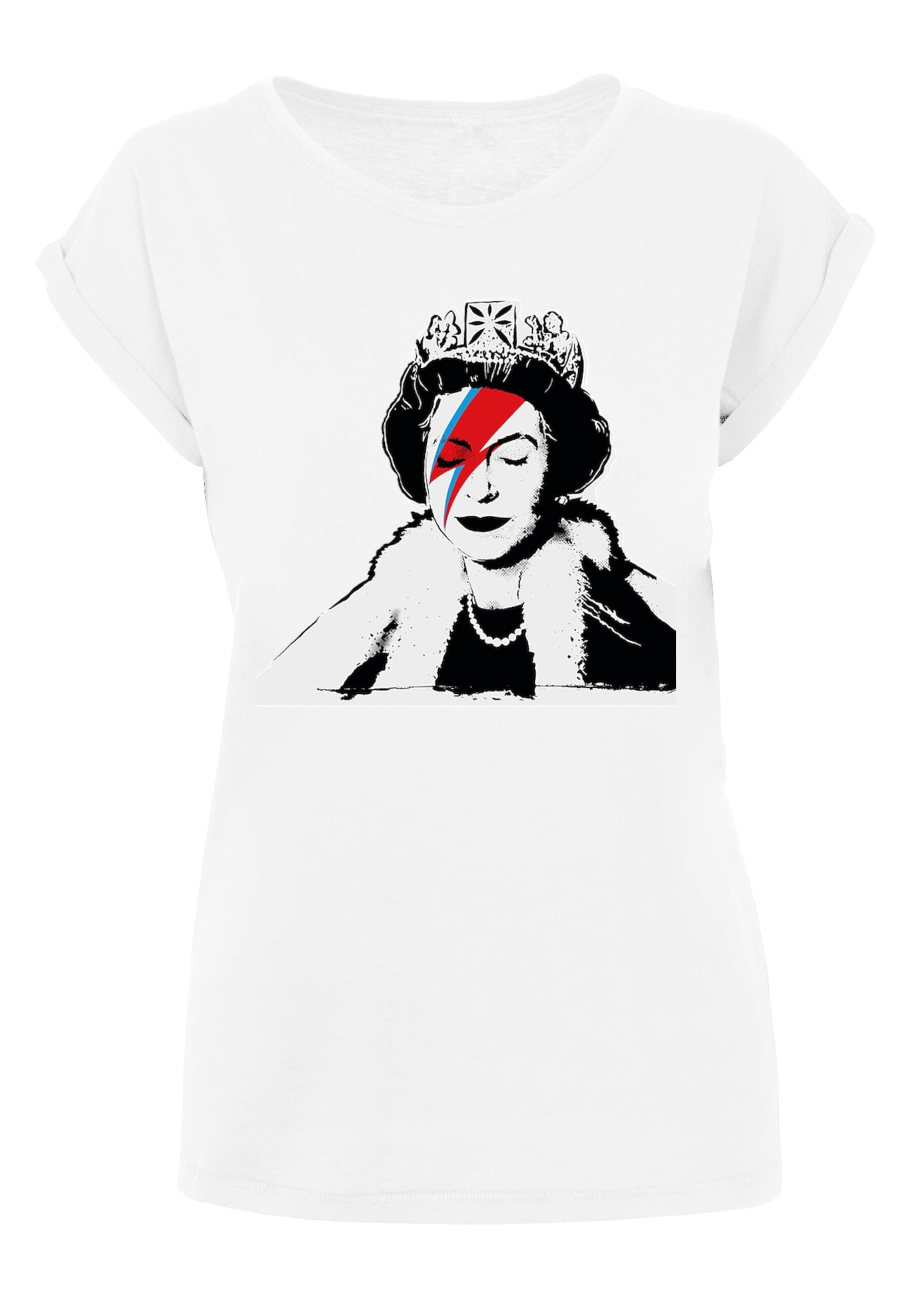 Merchcode Shirt 'Lizzie Stardust' in White: front