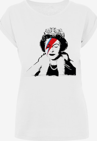 Merchcode Tričko 'Lizzie Stardust' – bílá: přední strana