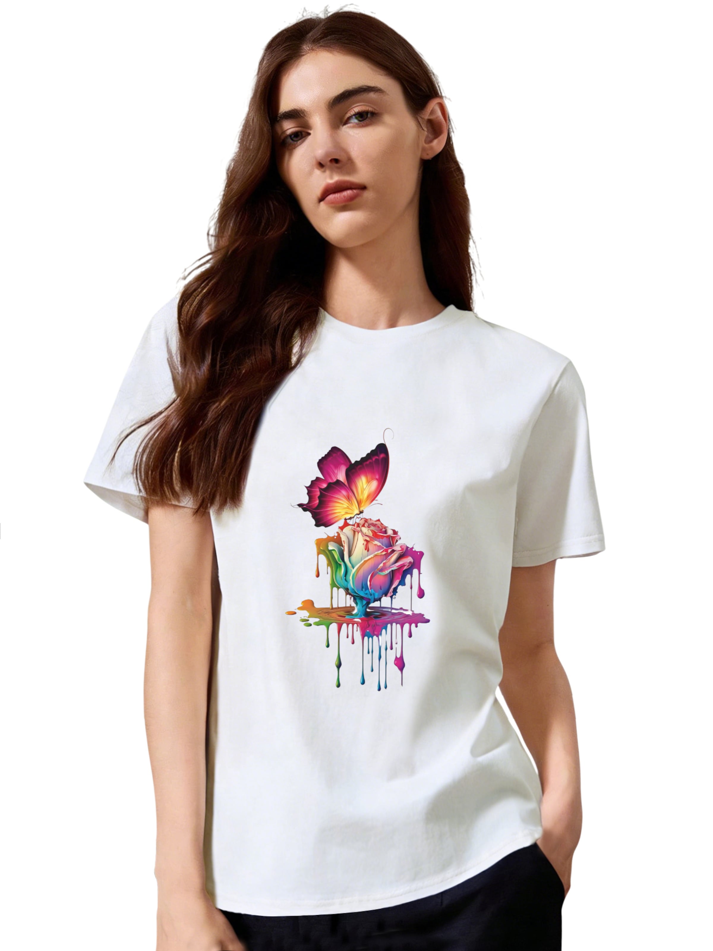 T-shirt GORHEY en blanc : devant