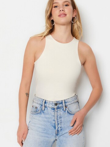 Trendyol Top 'Athlete' in Beige