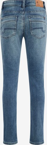 WE Fashion Slimfit Jeans in Blau