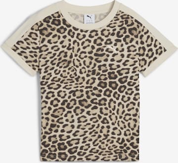 T-shirt 'T7 Leo Luxe' PUMA en blanc : devant