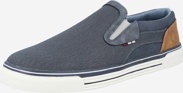 Slip on Bata en bleu : devant