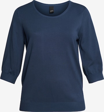 Pull-over 'Lolla' ADIA fashion en bleu : devant