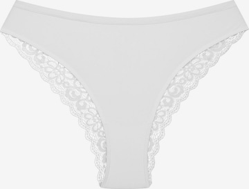 ESOTIQ - Panti 'Slip Arien, florales Muster, glatte Microfaser, mit Baumwollzwickel' en beige: frente