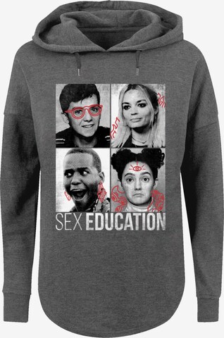Sweat-shirt 'Sex Education Class Photos Netflix TV Series' F4NT4STIC en gris : devant