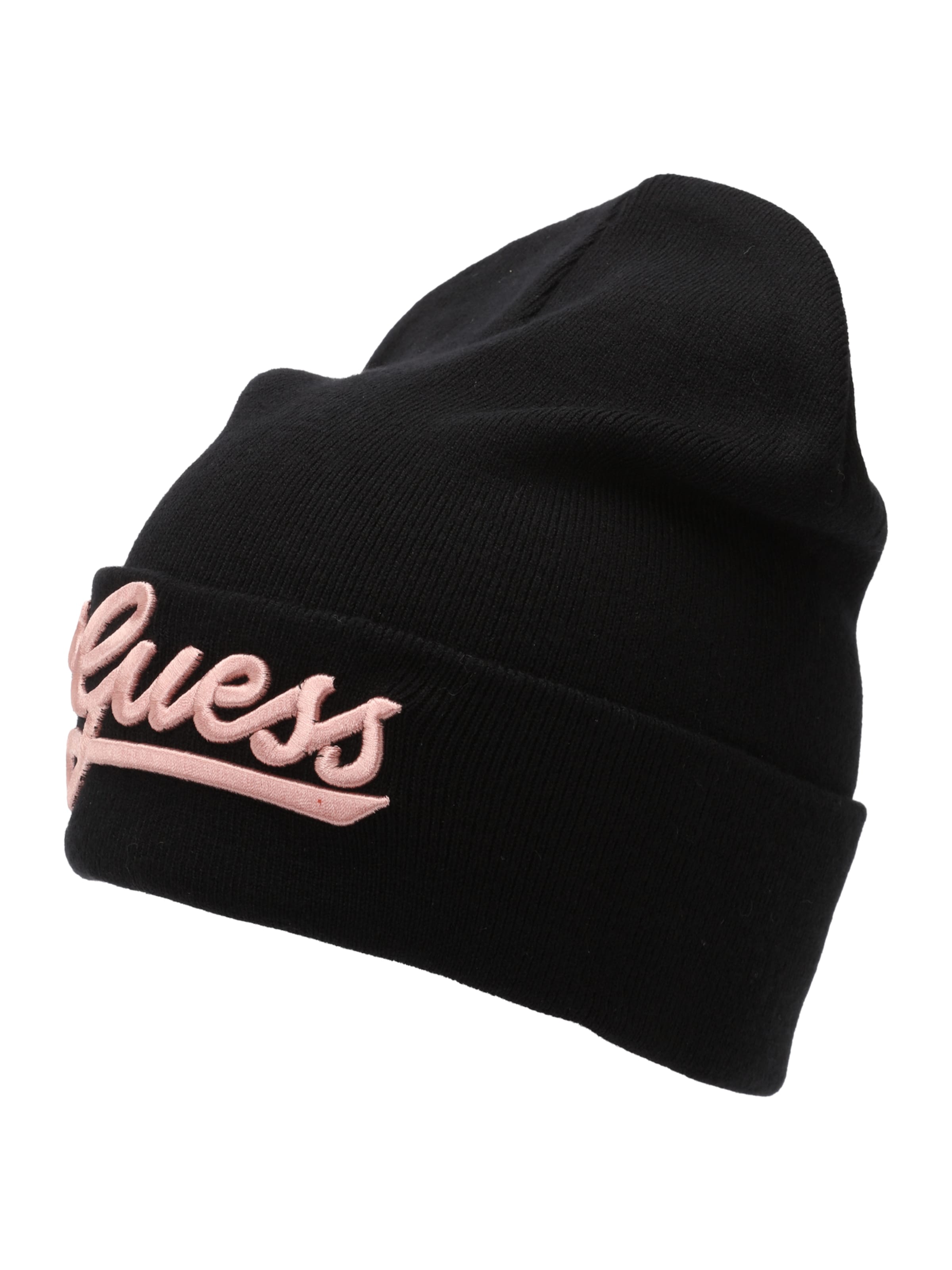 GUESS Muts 'BEANIE' in de kleur Rosé / Zwart, Productweergave