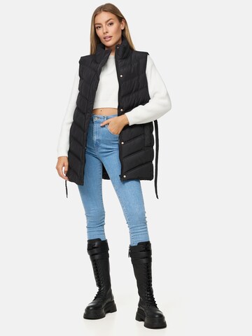 Threadbare Bodywarmer 'Cruz' in Zwart