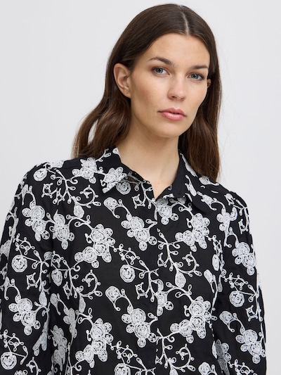 Atelier Rêve Blouse in de kleur Zwart / Wit, Productweergave