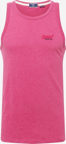 T-Shirt Superdry en rose : devant