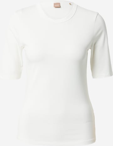 BOSS Black - Camiseta 'Efita' en blanco: frente