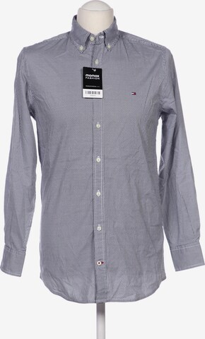 TOMMY HILFIGER Button Up Shirt in S in Grey: front