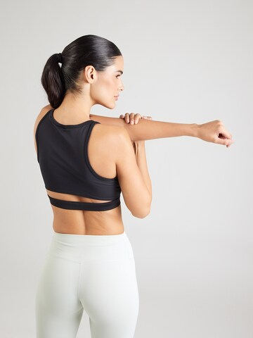 Reebok Õlapaelteta topp Spordirinnahoidja, värv must