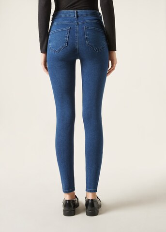 CALZEDONIA Skinny Jeans in Blau