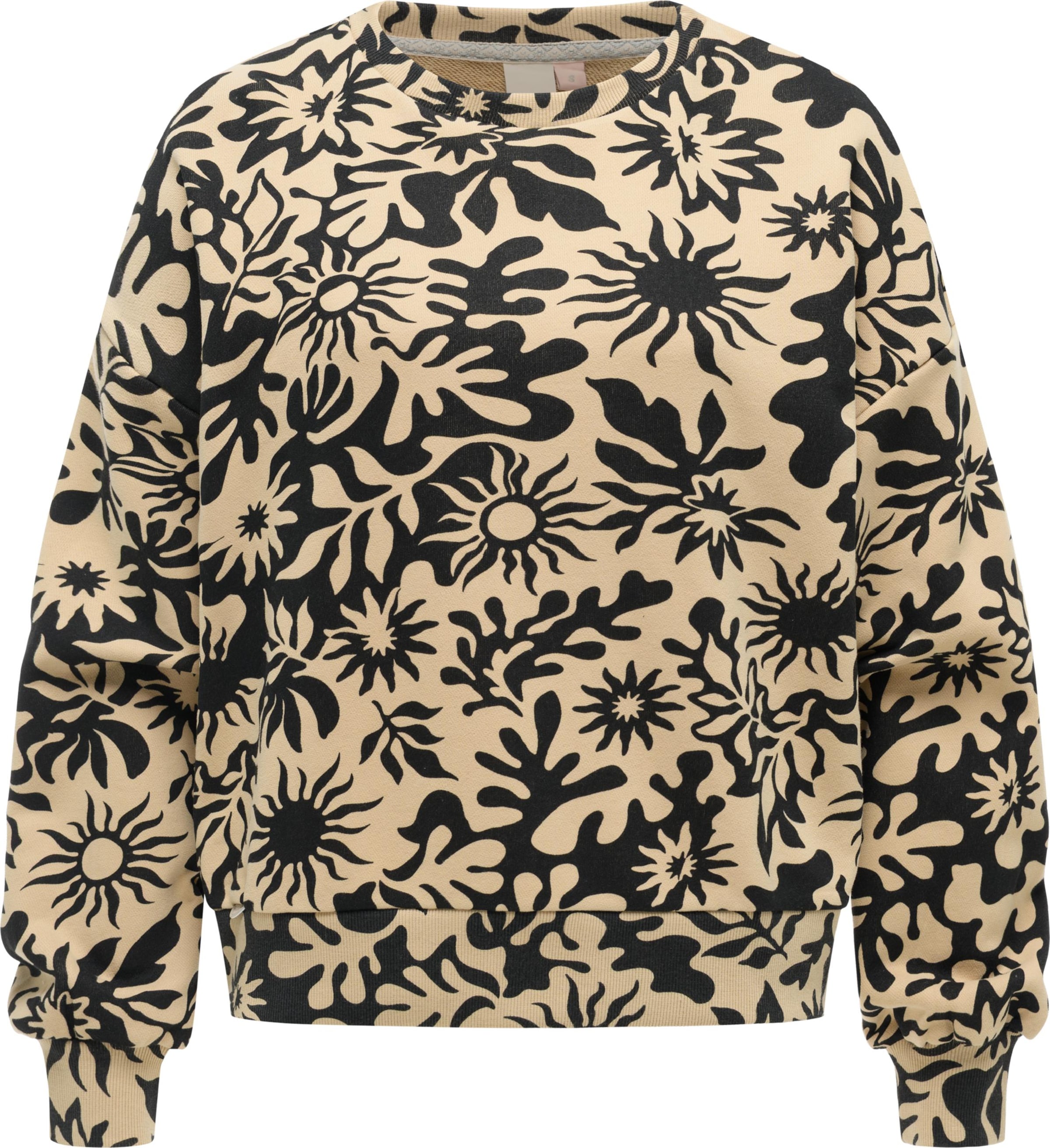 Ragwear Sweatshirt 'Wuss' in Beige: front