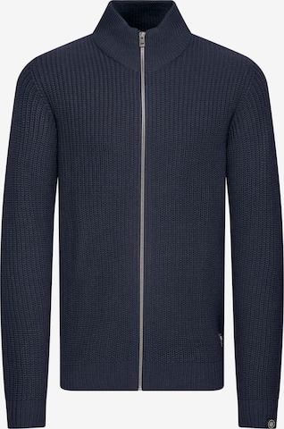 Vestes en maille 'Arno' !Solid en bleu : devant