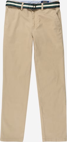 Regular Pantaloni de la Polo Ralph Lauren pe bej: față