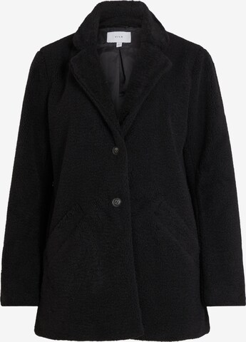 VILA Winter Coat in Black: front