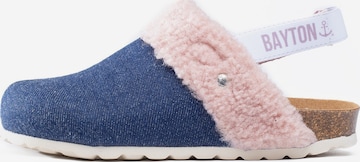 Pantoufle 'Meribel' Bayton en bleu : devant