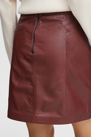 b.young - Falda 'Daran' en rojo