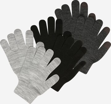 Pieces Kids Gloves 'NEW BUDDY' in Grey: front