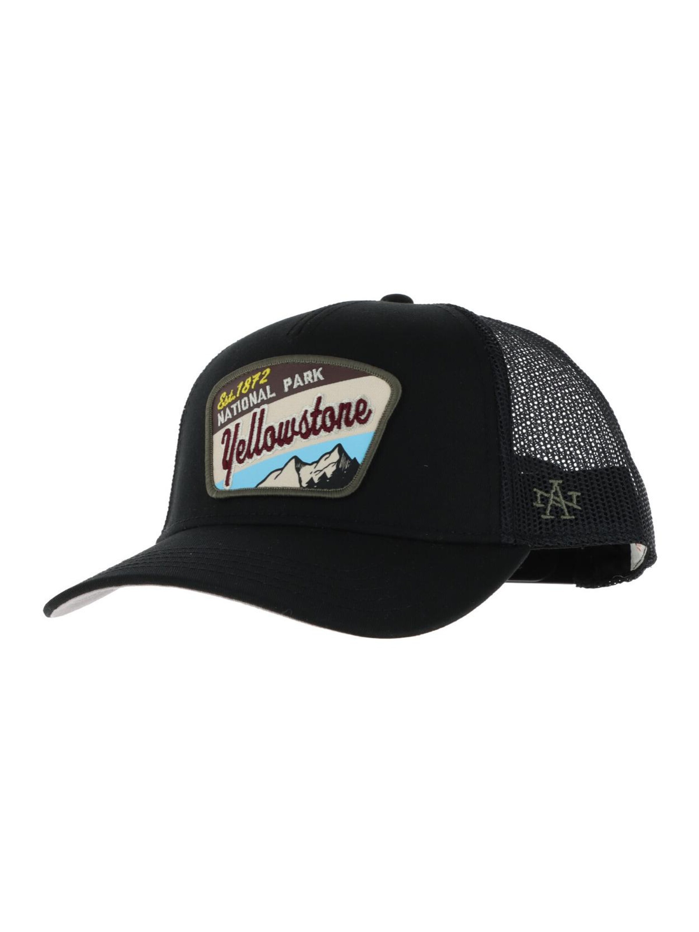 American Needle Cap in Black: front