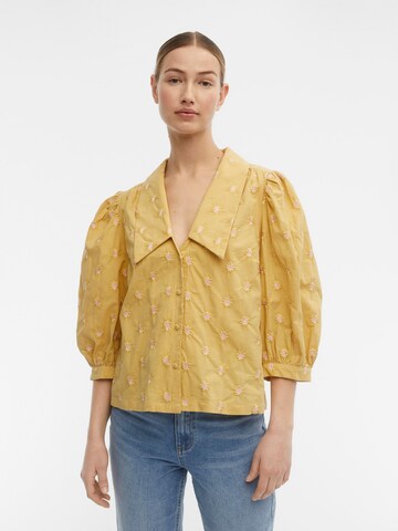 OBJECT Блуза 'Tammy' в жълто: отпред